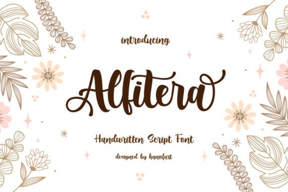 Alfitera: The Handcrafted Typeface for Authentic Creative Storytelling