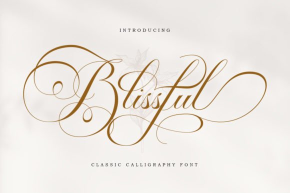 Blissful: The Calligraphy Font That Elevates Every Creative Project