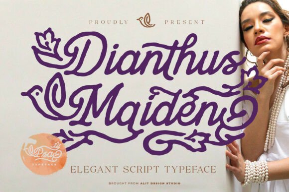 Dianthus Maiden: A Luxurious Script for Modern Design