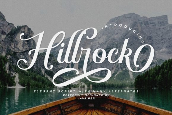 Hillrock: The Elegant Script Font Redefining Modern Brand Identity