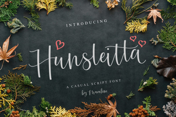 Hunsleitta: The Whimsical Script Font That Elevates Your Brand
