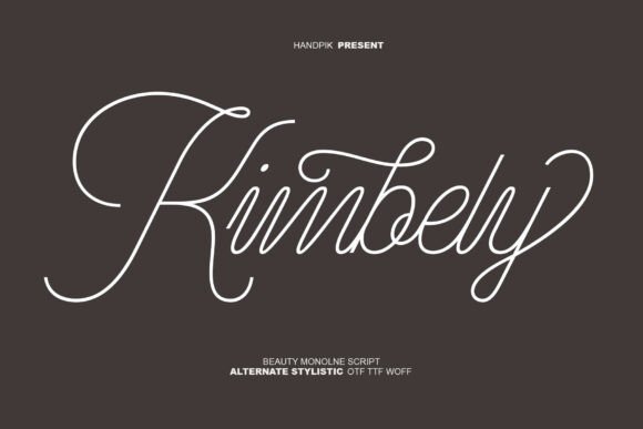 Kimbely: The Modern Script That Elevates Every Brand