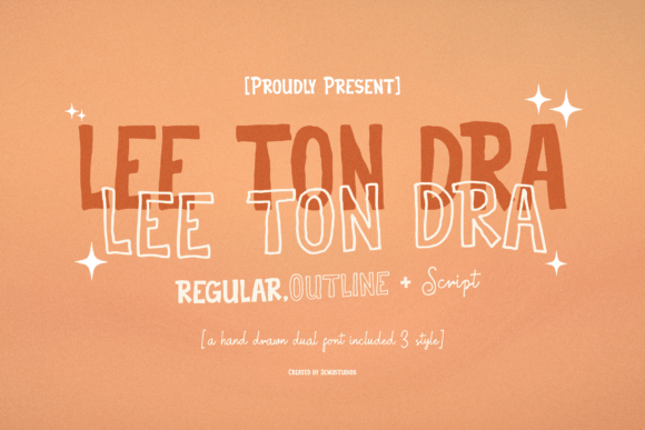 Lee Ton Dra: A Hand-Drawn Font for Creative Projects