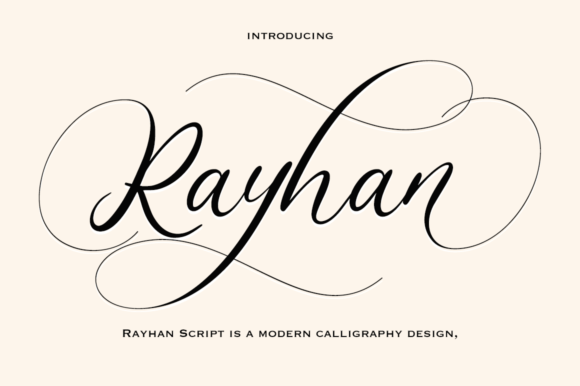 Rayhan: Elevate Your Brand with Modern Calligraphy