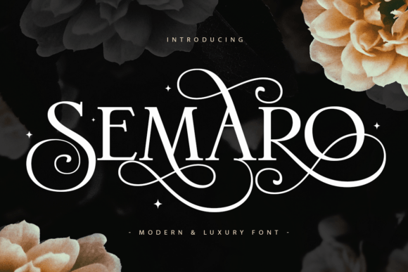 Semaro: A Detailed Look at an Organic Script with Ornamental Depth
