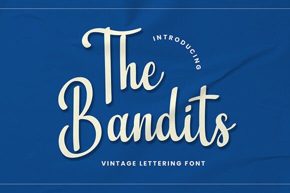The Bandits: Elevate Your Design with Vintage Script