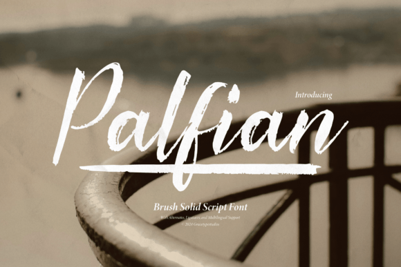 Unlock Authentic Design with the Palfian Brush Script