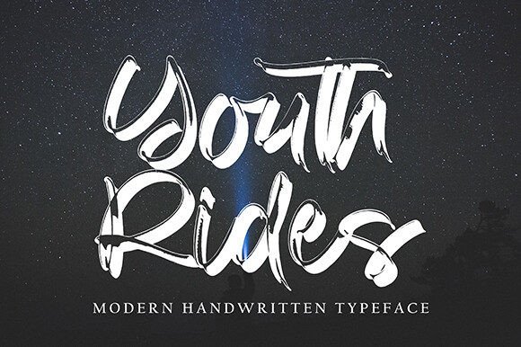 Youth Rides: Elevate Your Designs with a Modern Script